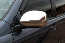 Toyota Land Cruiser Prado 120 2002–2009 Spegelkåpor (2 st, rostfritt stål) Carmos - turkiskt stål foto 5