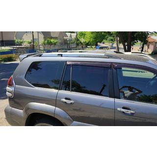 Kromade turkiska takrails Toyota Land Cruiser Prado 120 2002–2009 foto 2