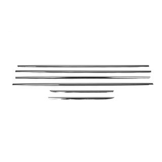 Fönsterlister (6 st, rostfritt stål) Toyota Land Cruiser Prado 150 2009–2023 foto 3
