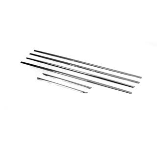 Fönsterlister (6 st, rostfritt stål) Toyota Land Cruiser Prado 150 2009–2023 foto 4