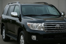 Toyota Land Cruiser 200 2007–2021 Spegelkåpor 2008-2012 (2 st, rostfritt) foto 1