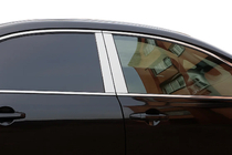 Honda Civic Sedan VIII 2006–2011 Dörrstolpslister (6 st, rostfritt) foto 2