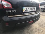 Nissan Qashqai 2010–2014 Kantskydd för bagagelucka (rostfritt stål) OmsaLine – italienskt rostfritt stål foto 4