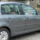 Volkswagen Golf 5 2003–2009 Yttre fönsterlister (4 st, rostfritt stål) foto 1