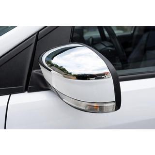 Spegelkåpor (2 st, rostfritt stål) Ford Focus II 2008–2011 foto 1