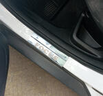 Ford Focus III 2011–2017 Tröskelskydd Carmos V1 (4 st, rostfritt) foto 3