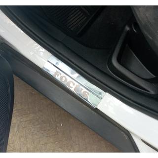 Tröskelskydd Carmos V1 (4 st, rostfritt) Ford Focus III 2011–2017 foto 3