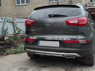 Kia Sportage 2010–2015 Kromlist till baklucka (rostfritt stål) foto 5