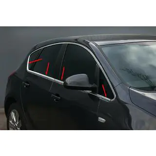 Nedre fönsterlister (hatchback, 8 st, rostfritt stål) foto 1