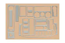 Volkswagen T4 Caravelle/Multivan 1990–2003 Instrumentbrädeinlägg (1999-2003) foto 6