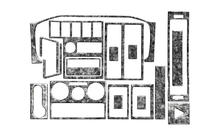 Volkswagen T4 Caravelle/Multivan 1990–2003 Instrumentbrädeinlägg (1999-2003) Aluminium foto 4