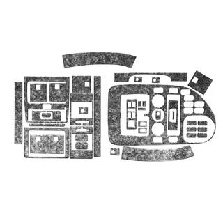 Instrumentpanelinlägg Meric (V-клас, 1996-1999) Mercedes Vito W638 1996–2003 foto 3