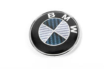 BMW Kolfiberemblem, Turkiet (Ø 74 mm) foto 2