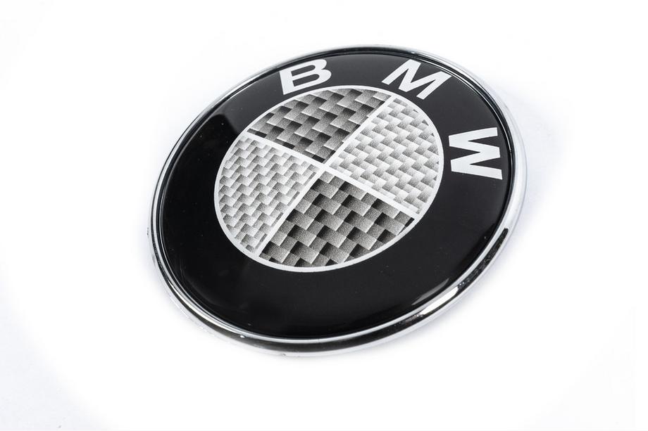 BMW 5-serie E34 1988–1995 Kolfiberemblem, Turkiet (82 mm) Image