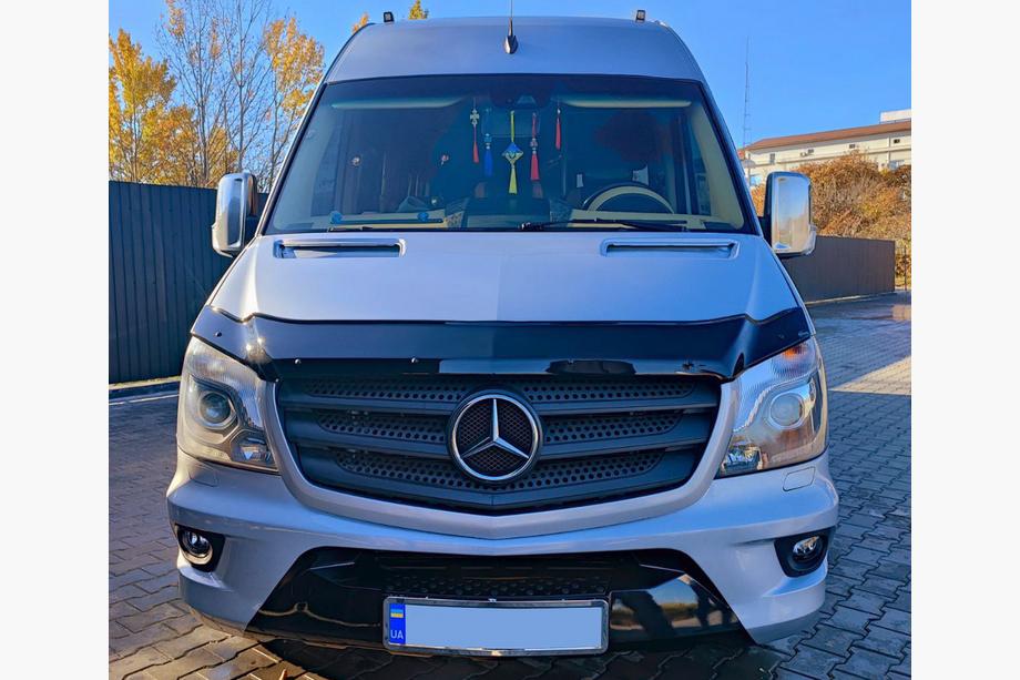Mercedes Sprinter W906 2006–2018 Huvdeflektor 2013+ (V1, EuroCap) Foto 11