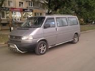 Volkswagen T4 Caravelle/Multivan 1990–2003 Sidorör (2 st, rostfritt) 60 mm, lång hjulbas foto 2