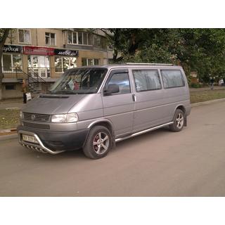 Sidorör (2 st, rostfritt) Volkswagen T4 Caravelle/Multivan 1990–2003 foto 2