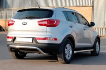 Kia Sportage 2010–2015 Bakre skyddsbåge AK007 (rostfritt) foto 2