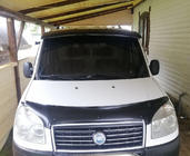 Fiat Doblo I 2005–2010 Vindrutespoiler (svart blank, 5 mm) foto 3
