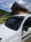 Fiat Doblo I 2005–2010 Vindrutespoiler (svart blank, 5 mm) foto 12