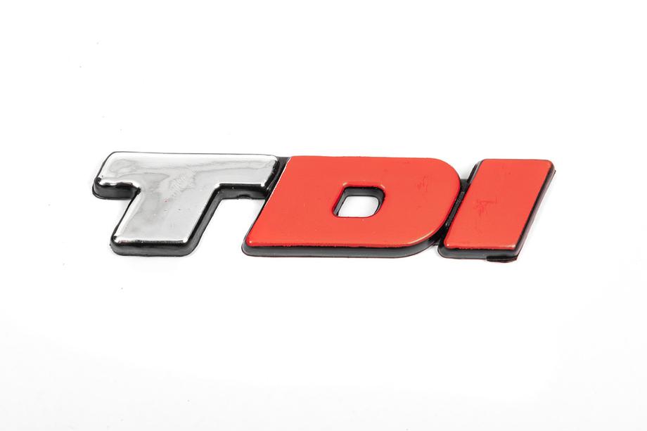 Volkswagen T4 Caravelle/Multivan 1990–2003 Bakre TDI-emblem Turkiet, DI – röd Foto 10