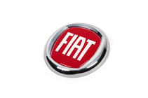 Fiat Självhäftande emblem V1 (röd) 85 mm foto 2