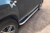 Dacia Duster 2008–2018 Sidosteg Tayga Grey V2 (2 st, aluminium) foto 1