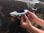 Volkswagen Sharan 2010–2023 Dörrhandtagskåpor (4 st, rostfritt stål) Carmos - turkiskt stål foto 5