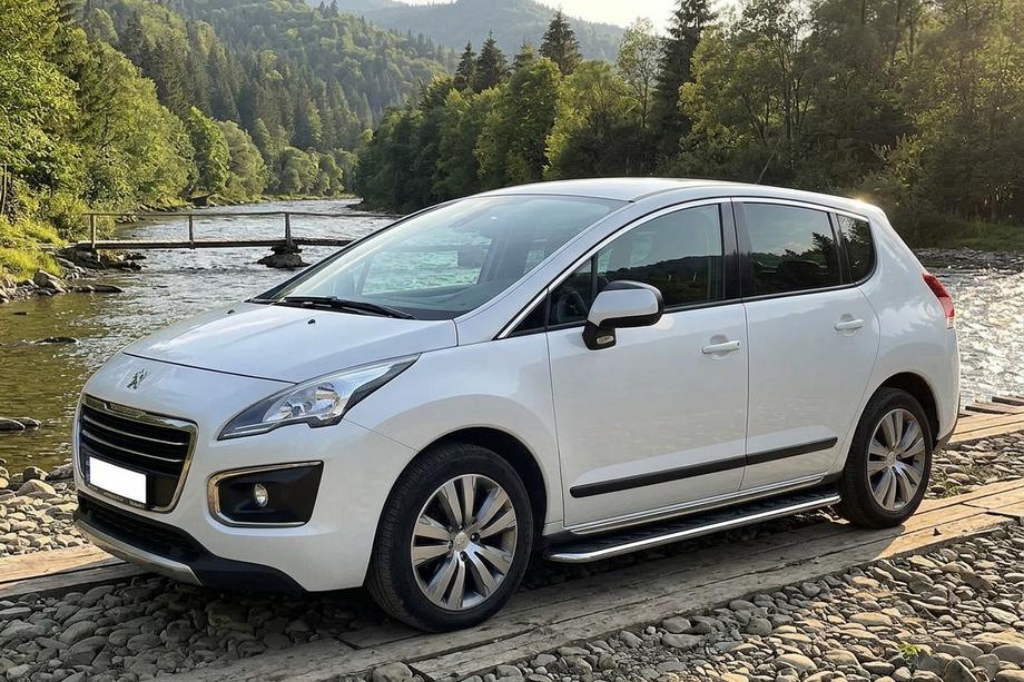 Peugeot 3008 2008–2016 Sidosteg Maydos V1 (2 st, aluminium / rostfritt) 2008-2014 Image