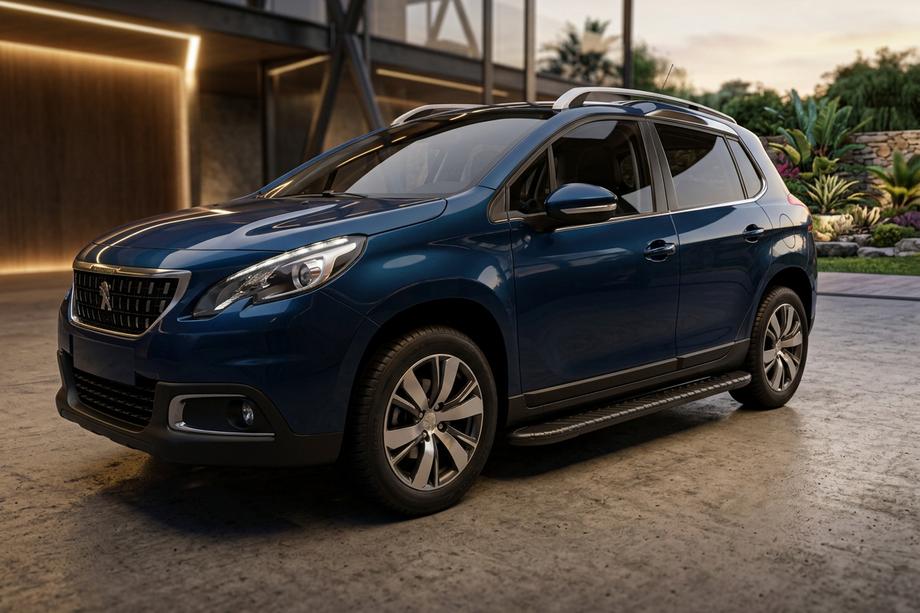 Peugeot 3008 2008–2016 Sidosteg Bosphorus Black (2 st, aluminium) 2014-2016 Image