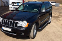 Jeep Grand Cherokee WK 2004–2010 Sidosteg Maydos V2 (2 st, rostfritt stål) foto 2
