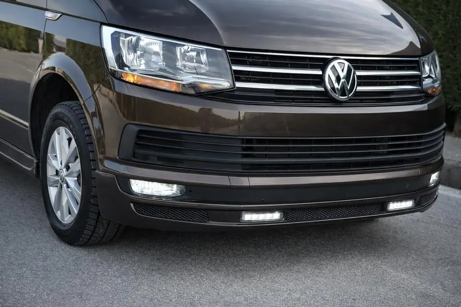 Volkswagen T6 2015–2024 Frontläpp för främre stötfångare Sport 2-LED 2015-2018 (för lackering) Image