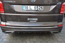 Volkswagen T6 2015–2024 Bakre stötfångarlist AMG-style (för lackering) foto 3