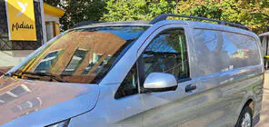 Mercedes Vito/V-klass W447 2014– Svarta takrails ELITE (plastfötter) foto 17