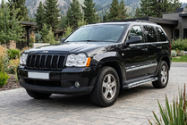 Jeep Grand Cherokee WK 2004–2010 Sidosteg Rainbow (2 st, aluminium) foto 1