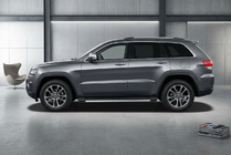 Jeep Grand Cherokee WK2 2010–2021 Sidosteg Maya V1 (2 st, aluminium) foto 1