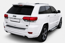 Jeep Grand Cherokee WK2 2010–2021 Sidosteg Allmond Grey (2 st, aluminium) foto 1