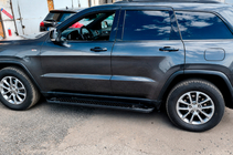 Jeep Grand Cherokee WK2 2010–2021 Sidosteg Allmond Black (2 st, aluminium) foto 3