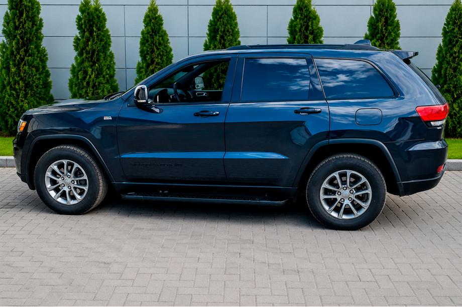 Jeep Grand Cherokee WK2 2010–2021 Sidosteg Allmond Black (2 st, aluminium) Image