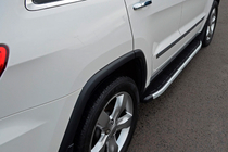 Jeep Grand Cherokee WK2 2010–2021 Sidosteg Fullmond (2 st, aluminium) foto 3