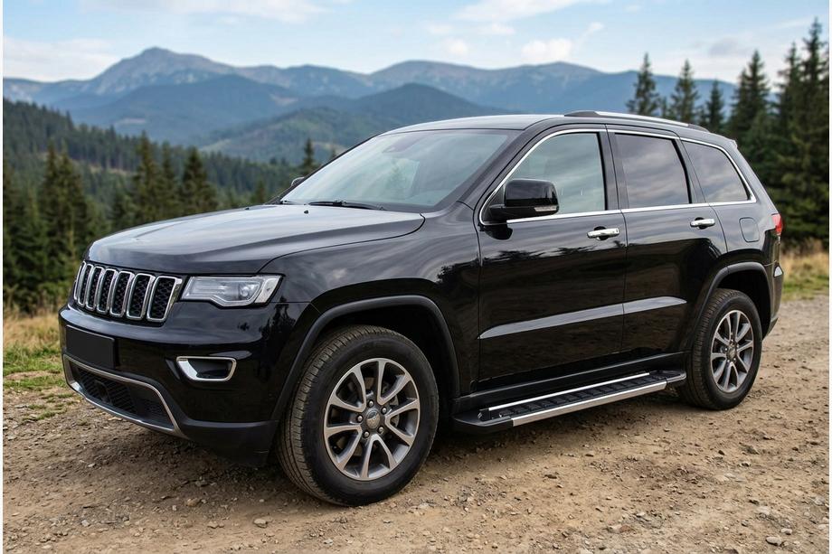Jeep Grand Cherokee WK2 2010–2021 Sidosteg RedLine V1 (2 st, aluminium) Image