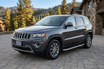Jeep Grand Cherokee WK2 2010–2021 Sidosteg Tayga Grey (2 st, aluminium) foto 1