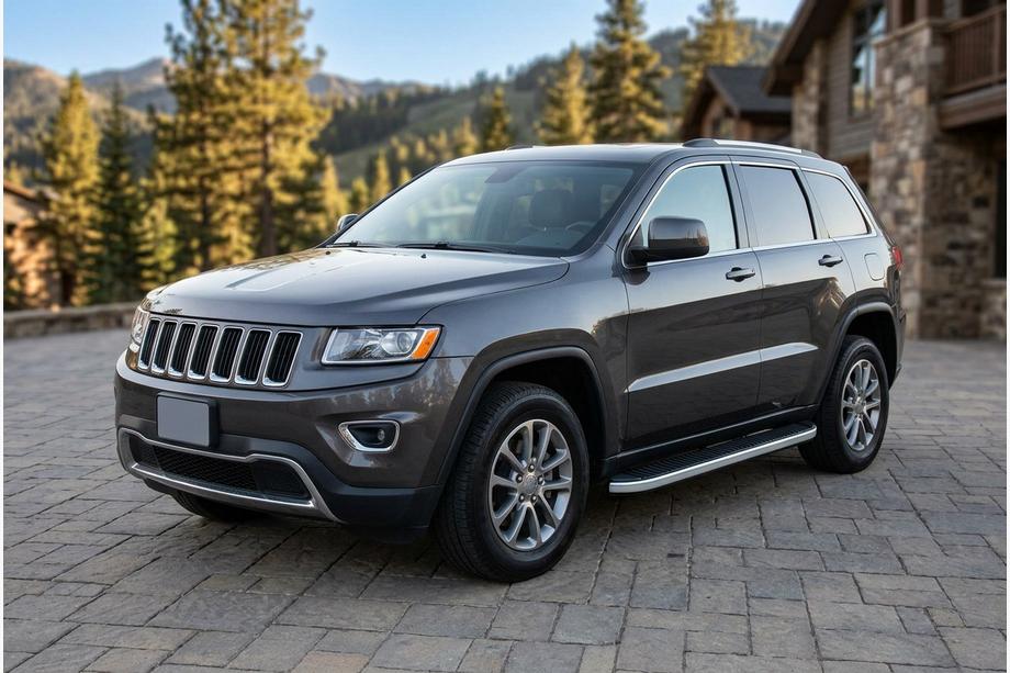 Jeep Grand Cherokee WK2 2010–2021 Sidosteg Tayga Grey (2 st, aluminium) Image
