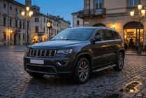 Jeep Grand Cherokee WK2 2010–2021 Sidosteg Bosphorus Black (2 st, aluminium) foto 1