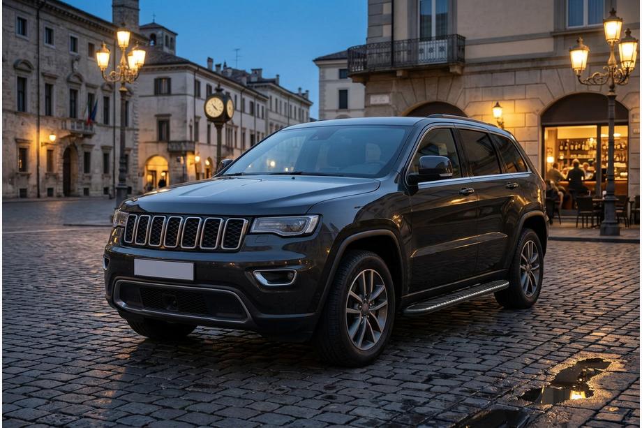 Jeep Grand Cherokee WK2 2010–2021 Sidosteg Bosphorus Black (2 st, aluminium) Image