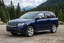 Jeep Compass 2006–2016 Sidosteg Sunrise (2 st, aluminium) foto 1