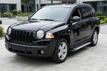 Jeep Compass 2006–2016 Sidosteg Line (2 st, aluminium) foto 1