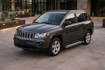 Jeep Compass 2006–2016 Sidosteg Rainbow (2 st, aluminium) foto 1