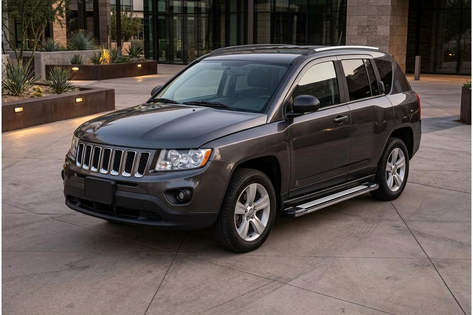 Jeep Compass 2006–2016 Sidosteg Rainbow (2 st, aluminium) Image