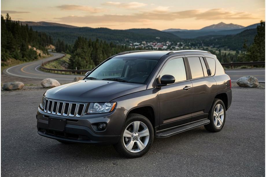 Jeep Compass 2006–2016 Sidosteg Bosphorus Black (2 st, aluminium) Image